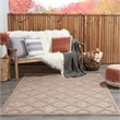 Nourison Easy Care 6' x 9' Fabric Natural Beige Modern Indoor/Outdoor Rug
