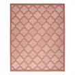 Nourison Easy Care 7' x 10' Fabric Coral Orange Modern Indoor/Outdoor Rug
