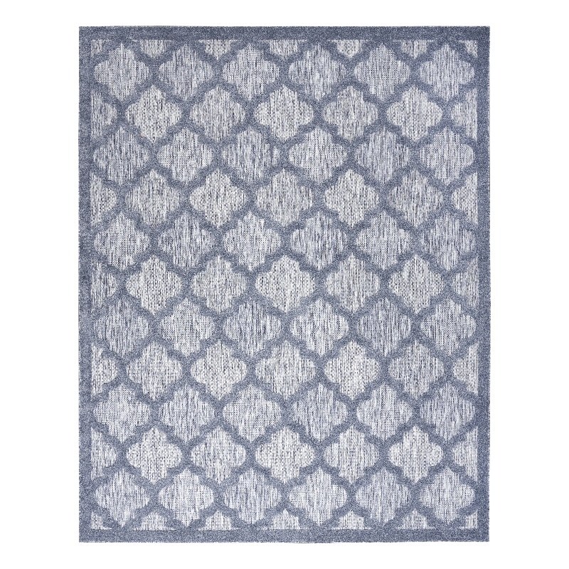 Nourison Easy Care 7' x 10' Denim Blue Indoor/Outdoor Rug