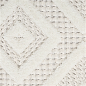 Nourison Versatile 5' x 7' Indoor/Outdoor Rug in Ivory/White