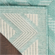Nourison Versatile 6' x 9' Indoor/Outdoor Rug in Aqua/Teal