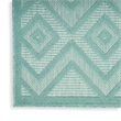Nourison Versatile 6' x 9' Indoor/Outdoor Rug in Aqua/Teal
