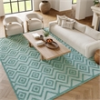 Nourison Versatile 6' x 9' Indoor/Outdoor Rug in Aqua/Teal