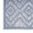 Nourison Versatile 6' x 9' Indoor/Outdoor Rug in Denim Blue