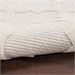 Nourison Easy Care 7' x 10' Ivory White Fabric Modern Area Rug (7' x 10')