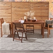 Nourison Easy Care 7' x 10' Silver Gray Fabric Modern Area Rug (7' x 10')