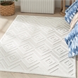 Nourison Versatile 6' x 9' Indoor/Outdoor Rug in Ivory/White