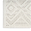 Nourison Versatile 6' x 9' Indoor/Outdoor Rug in Ivory/White