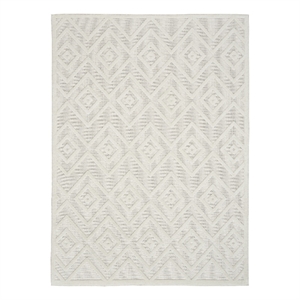 Nourison Versatile 6' x 9' Indoor/Outdoor Rug in Ivory/White
