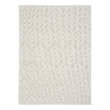 Nourison Versatile 6' x 9' Indoor/Outdoor Rug in Ivory/White