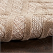 Nourison Versatile 6' x 9' Fabric Indoor/Outdoor Rug in Natural Beige