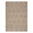 Nourison Versatile 6' x 9' Fabric Indoor/Outdoor Rug in Natural Beige