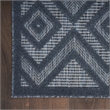 Nourison Versatile 6' x 9' Indoor/Outdoor Rug in Navy Blue