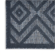 Nourison Versatile 6' x 9' Indoor/Outdoor Rug in Navy Blue