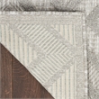 Nourison Versatile 6' x 9' Indoor/Outdoor Rug in Silver Grey