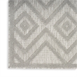 Nourison Versatile 6' x 9' Indoor/Outdoor Rug in Silver Grey