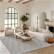 Nourison Versatile 6' x 9' Indoor/Outdoor Rug in Silver Grey