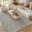 Nourison Versatile 6' x 9' Indoor/Outdoor Rug in Silver Grey