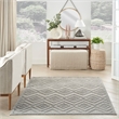 Nourison Versatile 6' x 9' Indoor/Outdoor Rug in Silver Grey