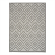 Nourison Versatile 6' x 9' Indoor/Outdoor Rug in Silver Grey