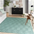 Nourison Versatile 7' x 10' Indoor/Outdoor Rug in Aqua/Teal