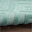 Nourison Versatile 7' x 10' Indoor/Outdoor Rug in Aqua/Teal