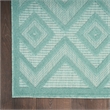 Nourison Versatile 7' x 10' Indoor/Outdoor Rug in Aqua/Teal