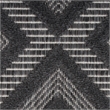Nourison Versatile 7' x 10' Indoor/Outdoor Rug in Charcoal/Black