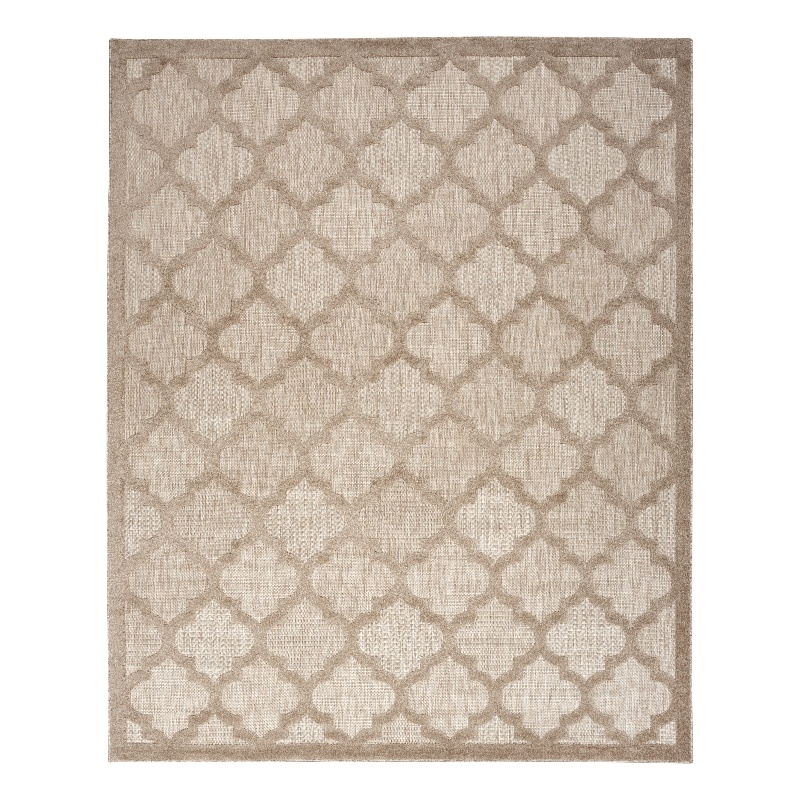 Nourison Easy Care 8' x 10' Natural Beige Indoor/Outdoor Rug