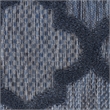 Nourison Easy Care 8' x 10' Navy Blue Indoor/Outdoor Rug