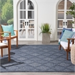Nourison Easy Care 8' x 10' Navy Blue Indoor/Outdoor Rug