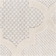 Nourison Easy Care 9' x 12' Ivory/White Fabric Modern Area Rug