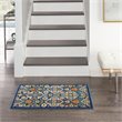 Nourison Allur 2' x 3' Navy Multicolor Fabric Bohemian Area Rug (2' x 3')