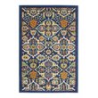 Nourison Allur 2' x 3' Navy Multicolor Fabric Bohemian Area Rug (2' x 3')