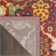 Nourison Allur 4' x 6' Red Multicolor Fabric Bohemian Area Rug (4' x 6')
