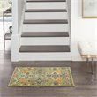 Nourison Allur 2' x 3' Sage Ivory Fabric Bohemian Area Rug (2' x 3')
