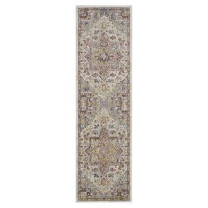 Nourison Juniper 2'2&quot x 7'6&quot Fabric Ivory/Multi Bohemian Indoor Rug