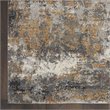 Nourison Ludlow 4' x 6' Fabric Gray/Multi Modern Indoor Rug