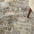 Nourison Ludlow 4' x 6' Fabric Gray/Multi Modern Indoor Rug