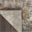 Nourison Ludlow 4' x 6' Fabric Gray/Multi Modern Indoor Rug