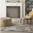 Nourison Ludlow 4' x 6' Fabric Gray/Multi Modern Indoor Rug