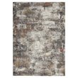 Nourison Ludlow 4' x 6' Fabric Gray/Multi Modern Indoor Rug