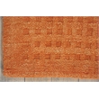 Nourison Perris Rectangle Contemporary Wool Area Rug in Sunset