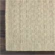 Nourison Perris Runner Shape Contemporary Wool Area Rug in Taupe