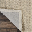 Nourison Perris Runner Shape Contemporary Wool Area Rug in Taupe
