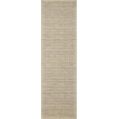 Nourison Perris Runner Shape Contemporary Wool Area Rug in Taupe