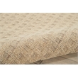 Nourison Perris Rectangle Contemporary Wool Area Rug in Taupe