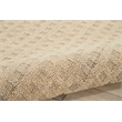 Nourison Perris Rectangle Contemporary Wool Area Rug in Taupe