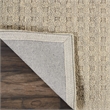 Nourison Perris Rectangle Contemporary Wool Area Rug in Taupe