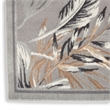 Nourison Pompeii Contemporary Polypropylene Polyester Area Rug in Gray